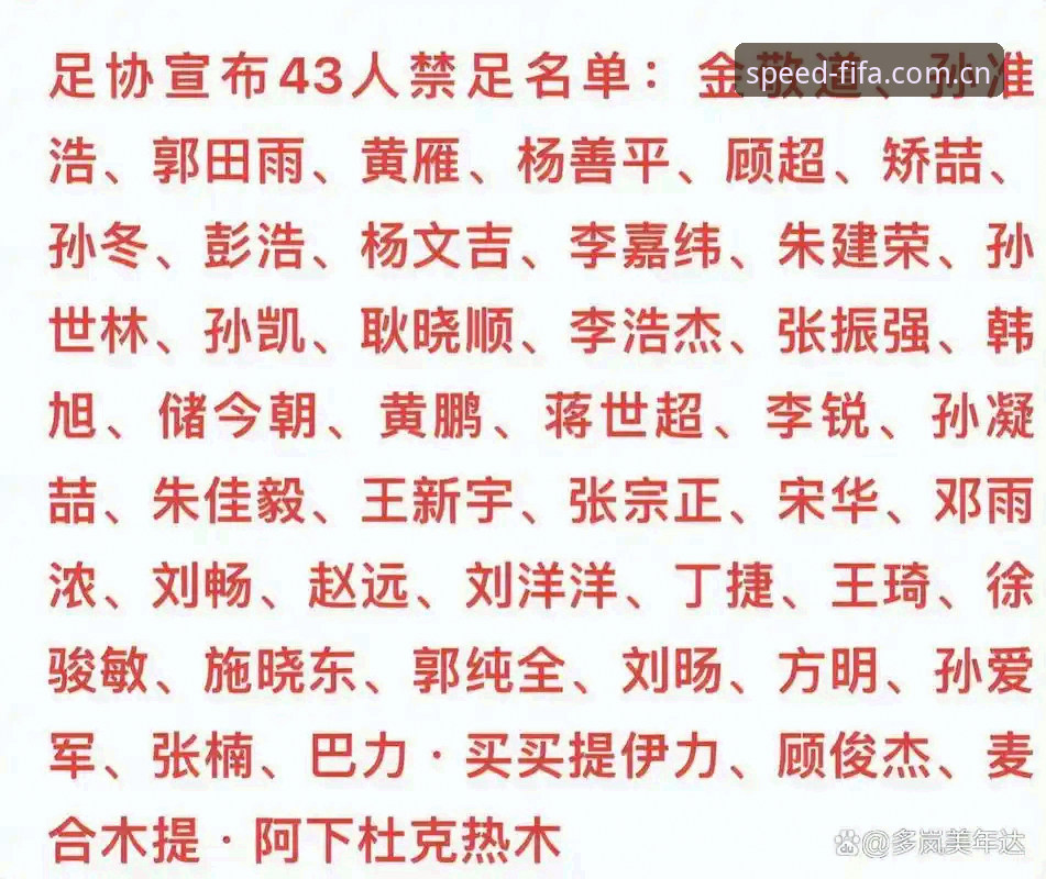 解读足协第三批禁足名单的17个关键点：从世界杯官网2026入口看中国足球的变革之路